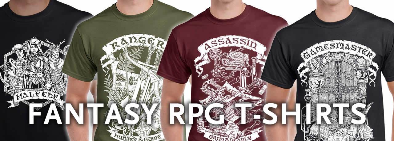 Fantasy RPG T-shirts