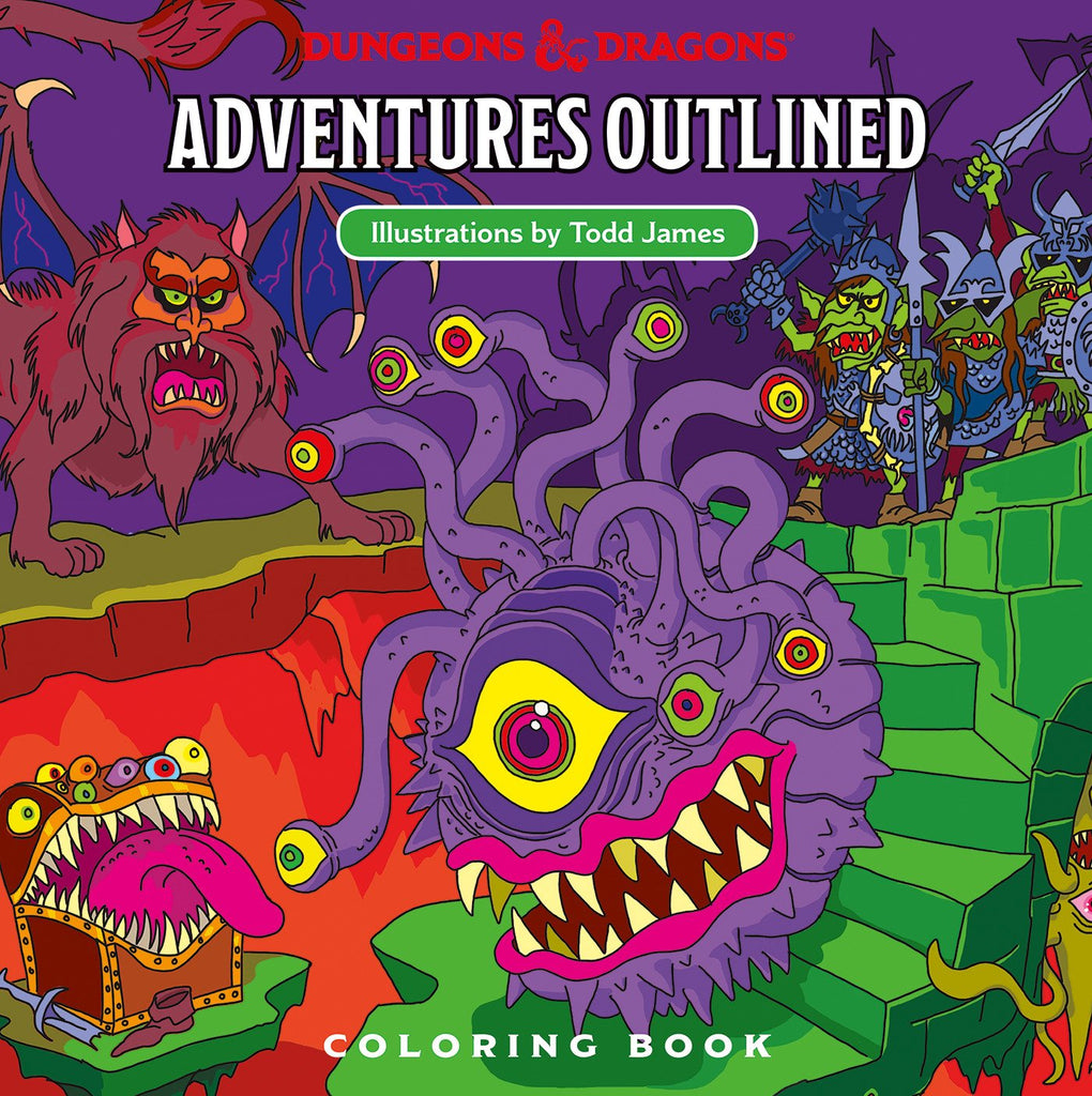 Adventures Outlined Colouring Book (D&D 5th Edition)