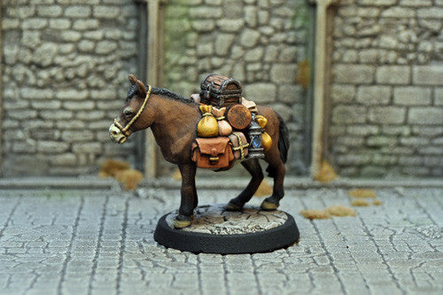 Otherworld Miniatures HH1d - Expedition Mule (equipment) II