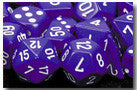 Chessex Opaque Dice Sets