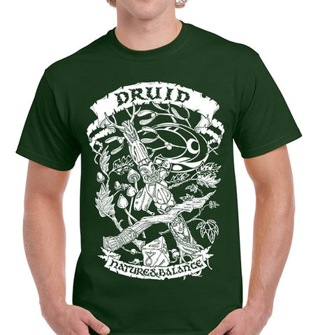 Fantasy RPG T-Shirt - Druid