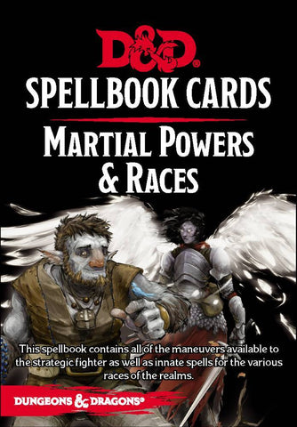 Spellbook Cards: Martial Powers And Races (D&D 5th Edition)
