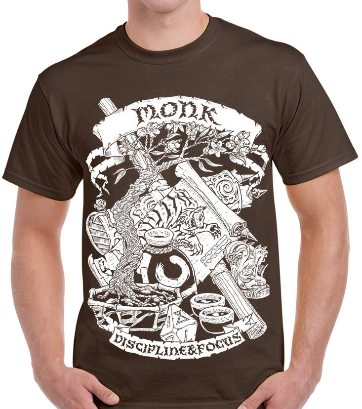 Fantasy RPG T-Shirt - Monk